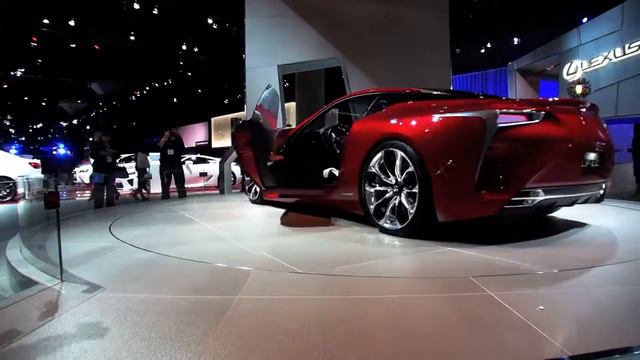 Lexus LF LC Concept Car at the Los Angeles Auto Show смотреть онлайн