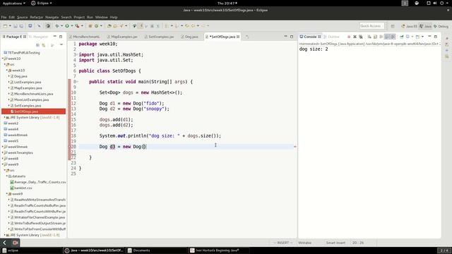 Java Collections Sets and HashSet explained смотреть онлайн