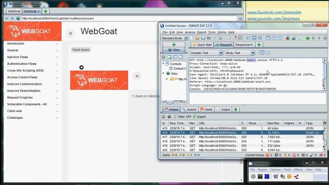 WebGoat 8 - Missing Function Level Access Control - Gathering User Info (3) смотреть онлайн