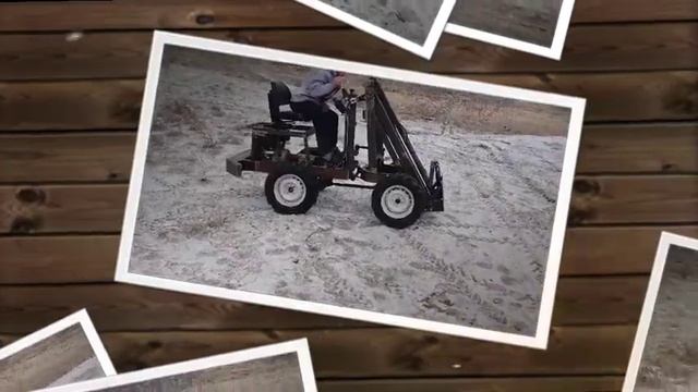 Минипогрузчик для пасеки на испытательном полегоне. смотреть онлайн