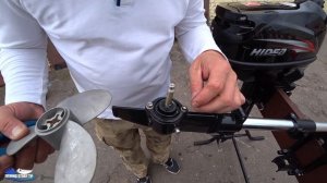 Не едет лодочный мотор? Проворачивается винт? Замена шпонки