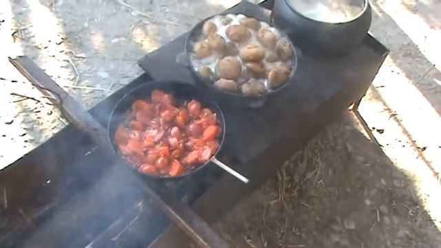 Украинский борщ на костре! смотреть онлайн