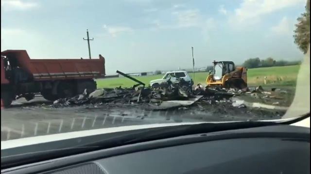 ПОЖАР НА ТРАССЕ М 4 ПОД КРАСНОДАРОМ смотреть онлайн