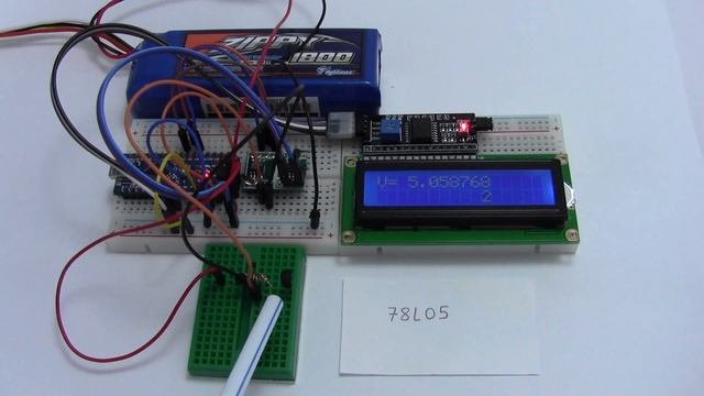 Arduino based 24 bits voltmeter with LTC2400 and 1 microvolt resolution смотреть онлайн
