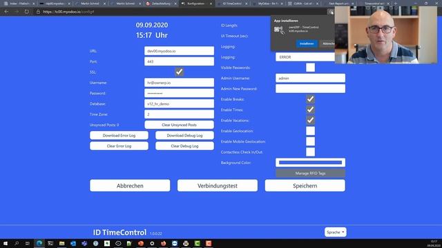 Timecontrol with Progressive Web App, RaspBerry Pi and RFID смотреть онлайн