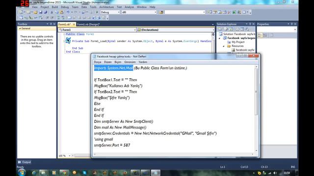 Visual Studio 2010 Facebook Hesap Çalma [Sesli Anlatım] смотреть онлайн