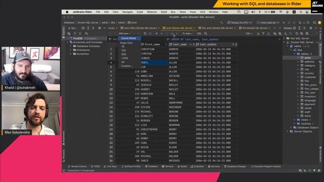 Working With SQL and Databases in Rider смотреть онлайн