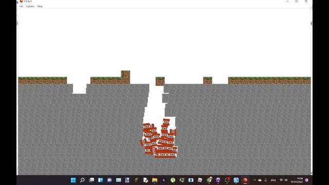 прогресс разработки игры! №1 тнт физика блоков(буду дорабатовать!) смотреть онлайн