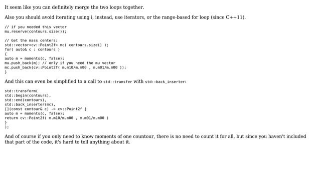 Code Review: OpenCV calculate center of mass for a single contour (2 Solutions!!) смотреть онлайн