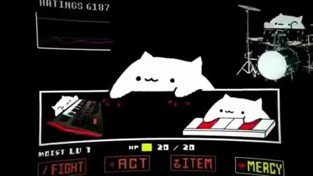 Bongo cat - undertale смотреть онлайн