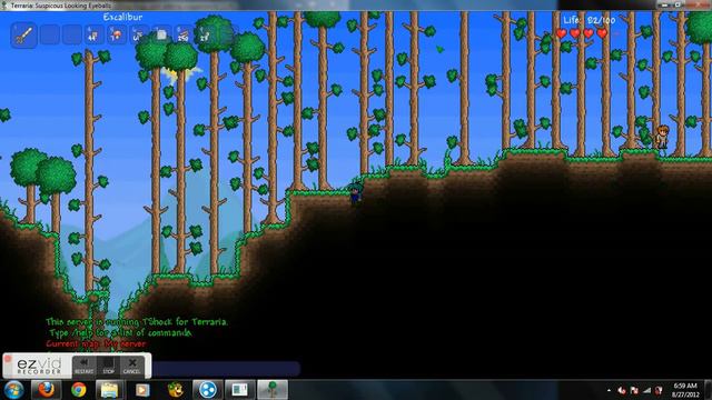 My Terraria Server-Hamachi-Tshock смотреть онлайн