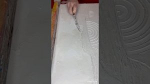 Картина текстурной пастой. Абстракция