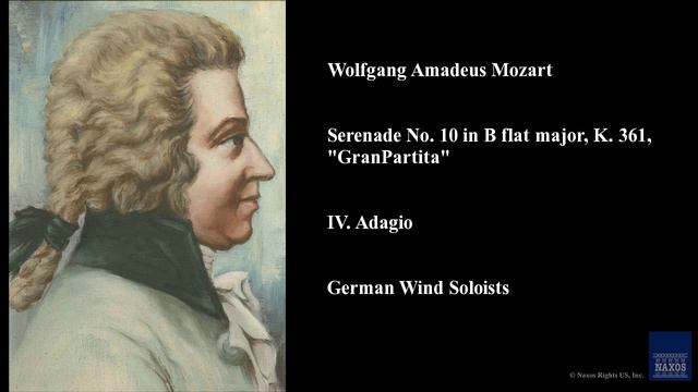 Wolfgang Amadeus Mozart, Serenade No. 10 in B flat major, K. 361, "Gran Partita", IV. Adagio смотреть онлайн