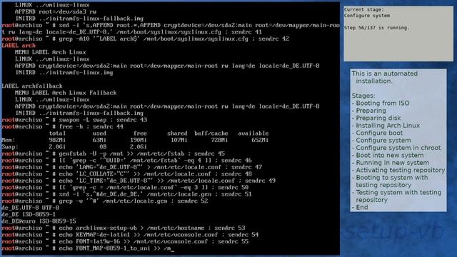 Arch Linux installation recording to kernel 5.7.4-arch1-1 (core) смотреть онлайн