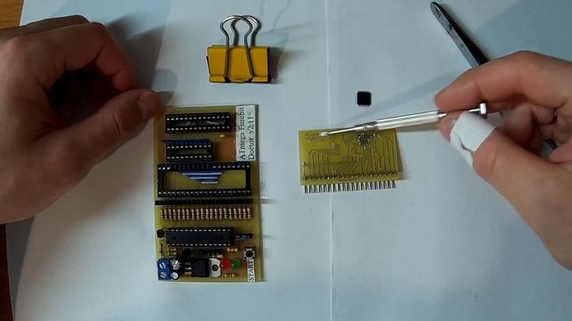 Адаптер на Atmega Fusebit Doctor для ATmega8 TQFP 32