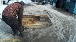 гусеничный мини трактор из снегохода буран часть 1