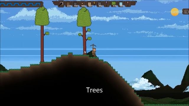 My 2D Sandbox game( Java and LibGDX ) смотреть онлайн