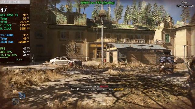GTX 1050 Ti | Dying Light 2 - Patch 1.2 | 1080P Low | FSR {All Settings} смотреть онлайн
