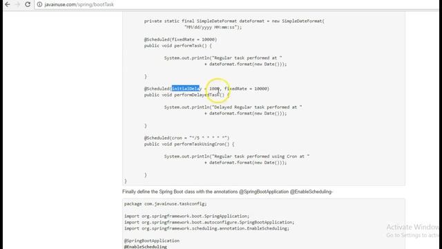 Spring Boot + Task Scheduler Hello World Example смотреть онлайн