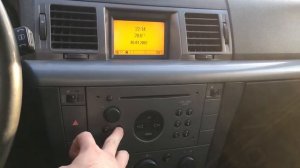 Вектра с 2003 года , разблокировка магнитолы