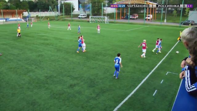 ЧР. 11-й тур. ЖФК "ЧЕРТАНОВО" - ЖФК "Россиянка" (Мос. обл.) смотреть онлайн