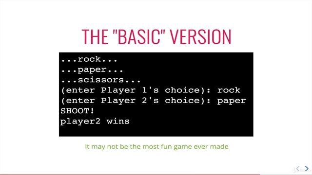 Rock, Paper, Scissor Mini Project BASIC Version in Python 3 | Coding for Kids Python Learn to Code смотреть онлайн