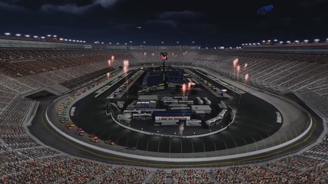 NASCAR The Game 2011 Bristol Fly Bys Night Video смотреть онлайн
