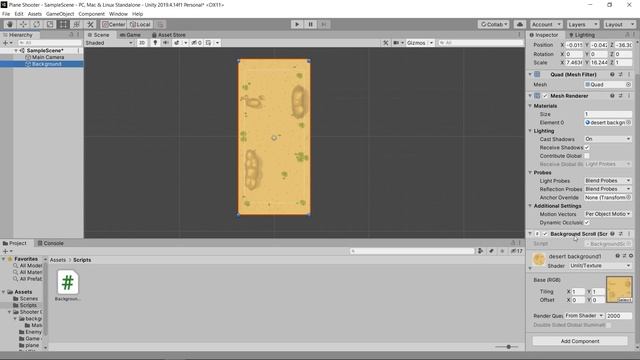 Scroll Background in 2dGame- Plane Shooter Game Part2 смотреть онлайн