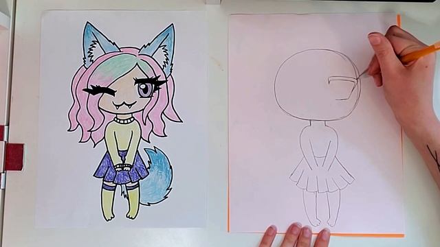 Let's Draw: Anime Wolf Girl! смотреть онлайн