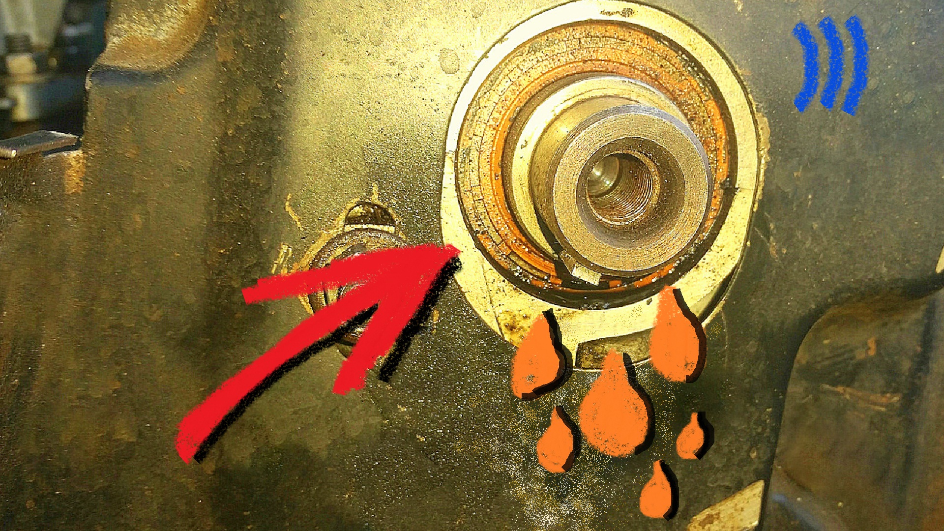 Что если ремень ГРМ весь в масле? смотреть онлайн