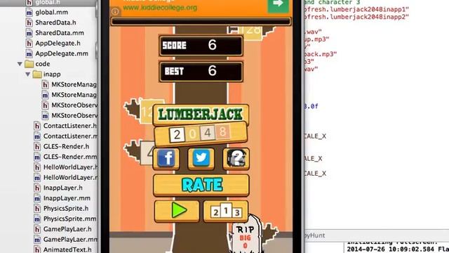 Timberman 2048 Source Code Game Mechanics (iPhone Gameplay) смотреть онлайн