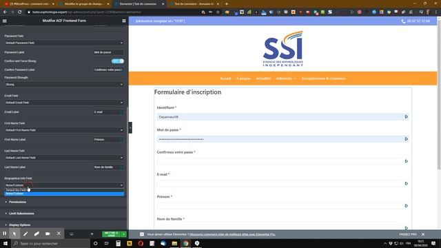 #WordPress : comment créer un formulaire d’inscription utilisateur avec #ACF Frontend For #Elemento смотреть онлайн