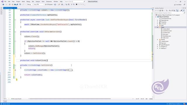 Blazor : Create Own Custom Color Picker Component смотреть онлайн