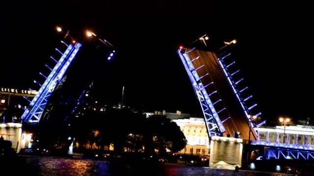 Санкт-Петербург. Развод мостов. Октябрь 2017 год. смотреть онлайн