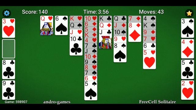 FreeCell Solitaire (by MobilityWare) - Offline Solitaire Card Game For Android And IOS - Gameplay.