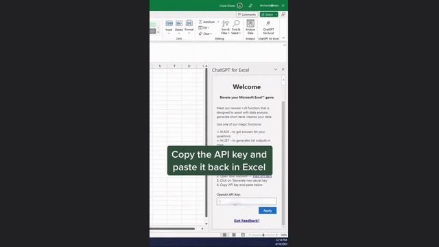 instalar ChatGPT Excel смотреть онлайн