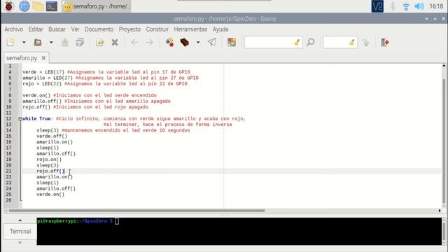 #IoT| Raspberry: Como hacer un Semaforo usando Python смотреть онлайн