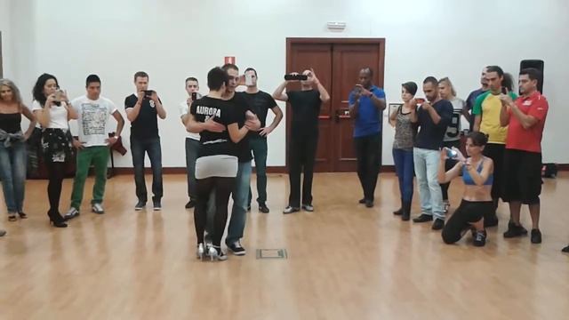 Ricardo y Aurora Kizomba paso a paso Madrid Salsa Festival 2013 смотреть онлайн