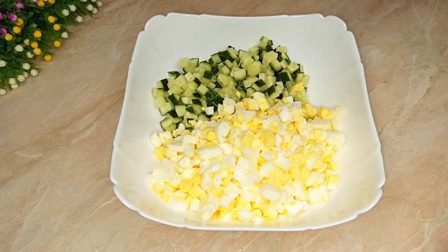 Легкий салат как на будний день так и на праздничный стол! смотреть онлайн