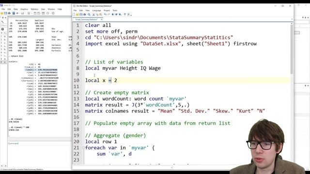 How to make summary statistics table in Stata смотреть онлайн