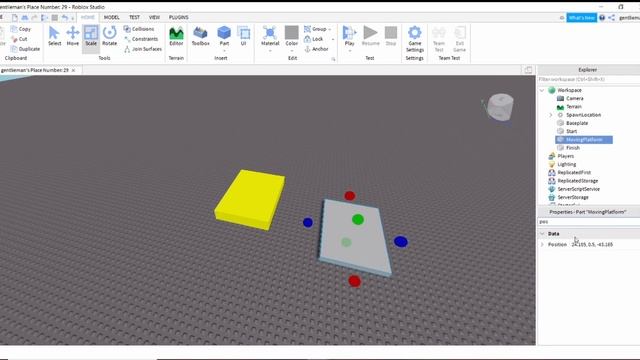 How to make a moving block in roblox studio. смотреть онлайн
