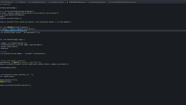 Regular Expressions Java Example смотреть онлайн