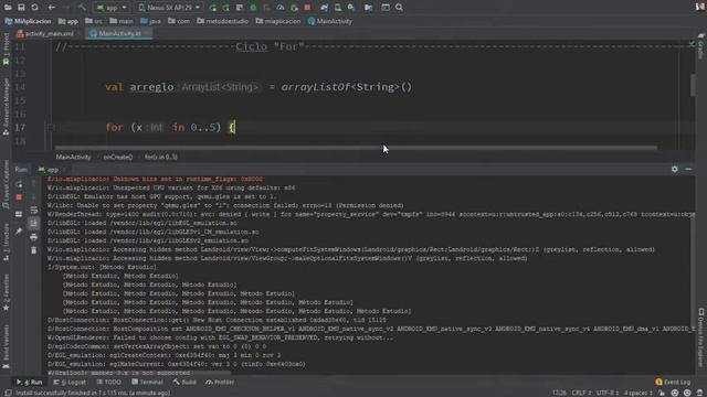 Curso de Programación en Android Studio con Kotlin. Capítulo 7 "Ciclo For" смотреть онлайн