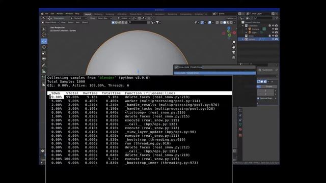 Use py-spy to optimize a blender addon in 1 minute смотреть онлайн