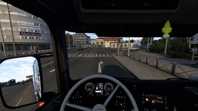 ETS2 1.48 Scania RJL 500 V8 open pipe relaxing night ride смотреть онлайн