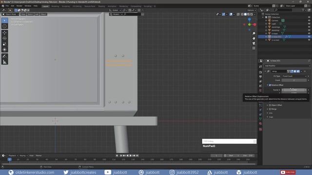 How to model and texture an analog TV in Blender [2.9] смотреть онлайн