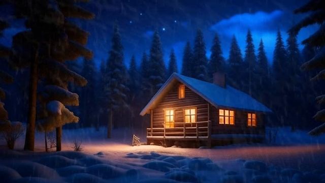 ❄️Sounds of a winter storm (10 HOURS). Blizzards and winds for deep sleep. 4K смотреть онлайн