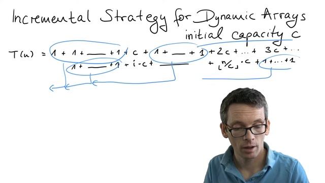 Whiteboard: Analysis of Incremental Strategy for Dynamic Arrays смотреть онлайн