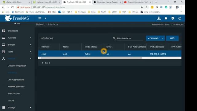 How to configure FreeNAS on ESX host for iscsi storage on vmware part 1 смотреть онлайн