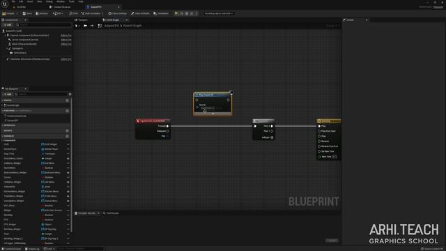 Unreal Engine 5. Блюпринт зума камеры с глубиной резкости